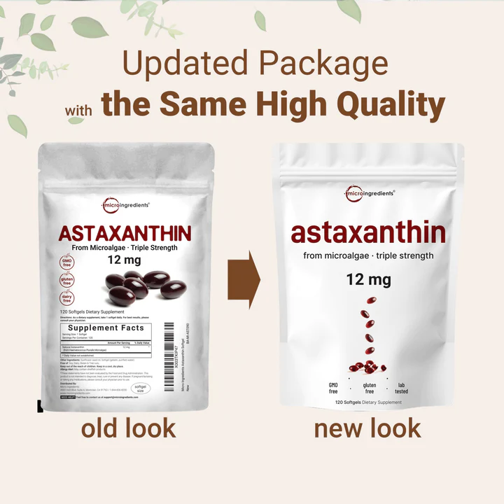 Micro Ingredients Astaxanthin 12mg